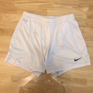 Nike Dri-Fit White Shorts